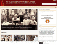 Tablet Screenshot of campanaribergamaschi.net